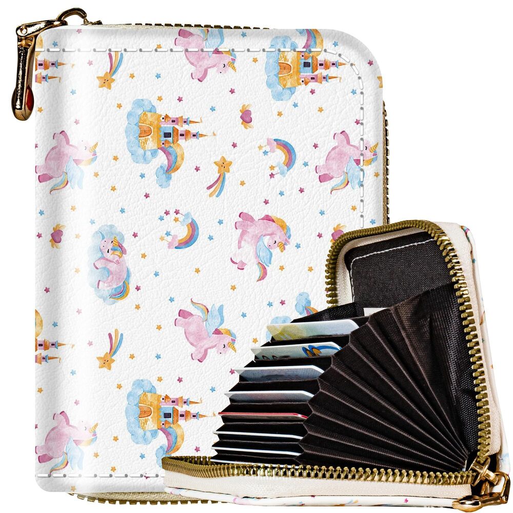 3168 Credit Card Holder , Aesthetic Castle RFID Credit Card Wallet